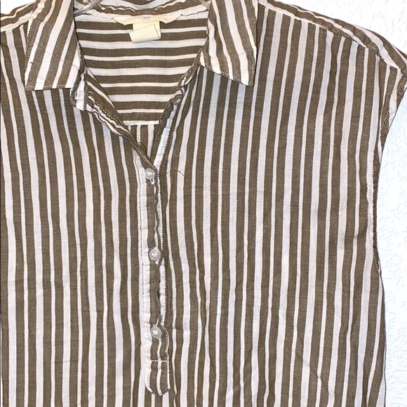 Striped Button Up - Picture 2 of 2